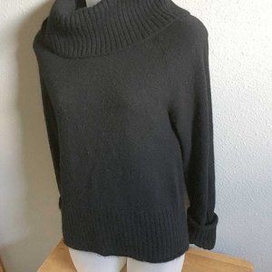 Geneva thick cashmere sweater oversize collar L